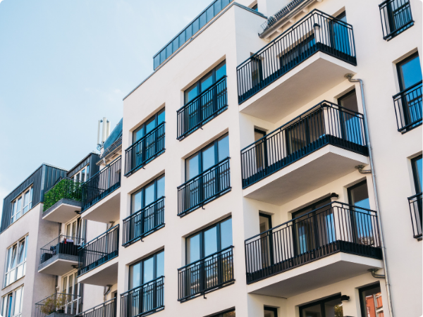 Mid-rise and high-rise apartment buildings cleaning